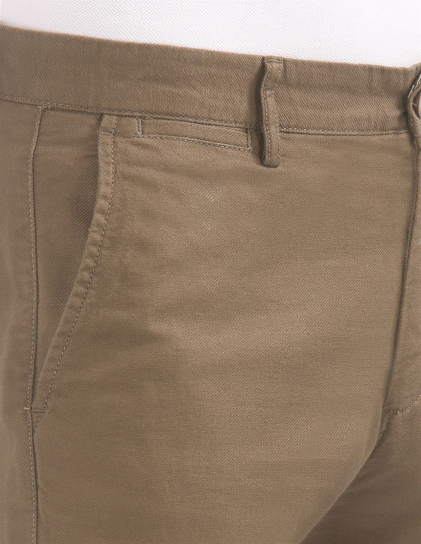 U.S.Polo Assn. Men Casual Wear Olive Trouser